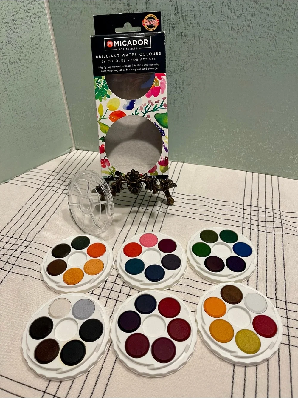 MICADOR Brilliant Watercolour Set of 36 Colors BRAND NEW ARTIST QUALITY